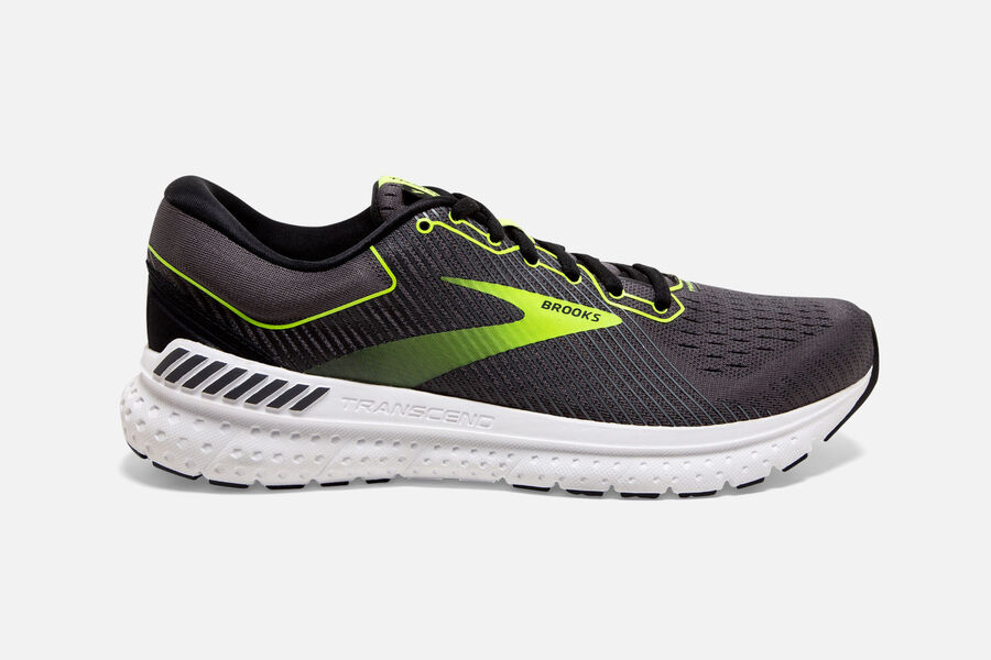 Brooks Transcend 7 Road Loopschoenen Heren - Zwart/Groen - 341560OEY